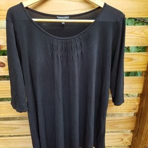 Eileen Fisher Smocked Silk Tunic